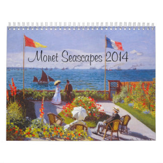 Monetalkalender för 2014 ~ Monet Sjölandskap Calen Kalender