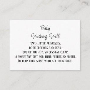 Monetärt bidrag till Baby Wishing-brunn Tilläggskort