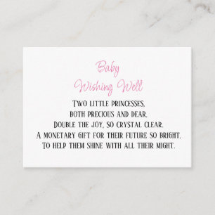 Monetärt bidrag till Baby Wishing-brunn Tilläggskort
