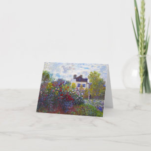 Monetets trädgård i Argenteuil Claude Monet Kort