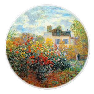 Monetets trädgård i Argenteuil Fine Art Knopp