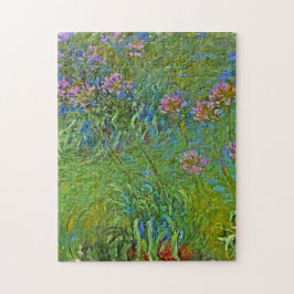 Monet's Agapanthus Flowers Pussel