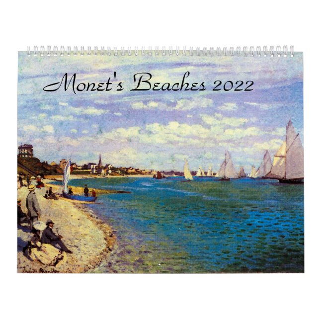 Monets Beacher 2022 Art Kalender (Omslag)