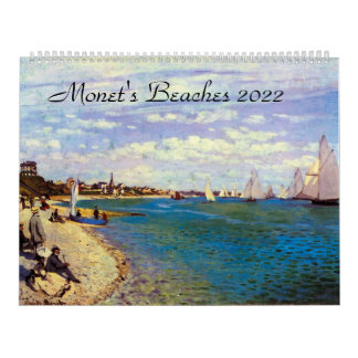 Monets Beacher 2022 Art Kalender