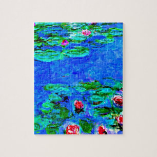 Monets berömd, Vatten Lilies (makrovy) Pussel