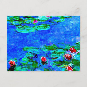 Monets berömd, Vatten Lilies (makrovy) Vykort