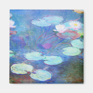 Monets berömda, Vattenliljor, Rosa, 1899, Magnet