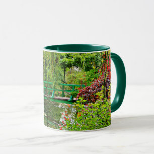 Monets bro, Monets trädgård, Grönt, Giverny Mugg