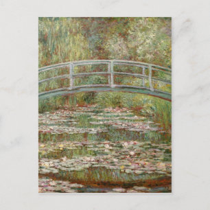 Monets "Bron över en damm av Vatten Lilies" 1899 Vykort