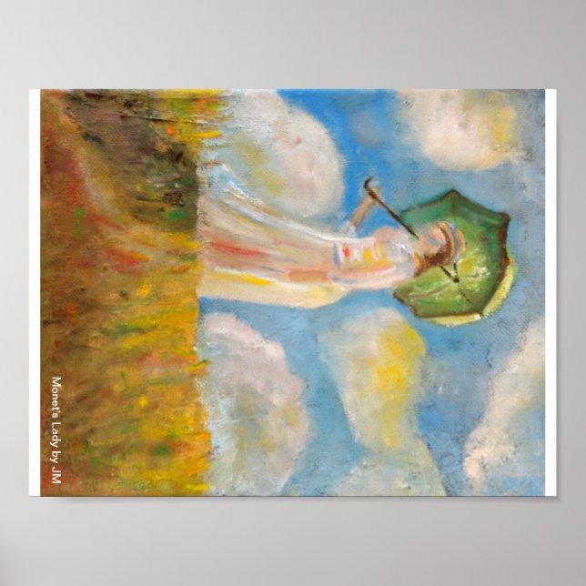 Monets Dam-utskrift Poster (Framsidan)