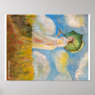 Monets damtryck poster