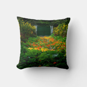 Monets Garden, Giverny, Frankrike på hösten Kudde
