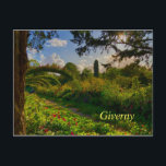 Monets Garden Postcard Vykort<br><div class="desc">En sommareftermiddag i Monets Garden i Giverny,  Frankrike</div>