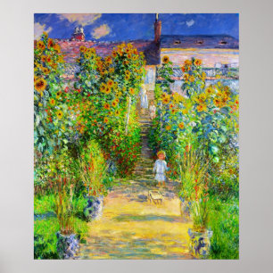 Monets Garden Poster