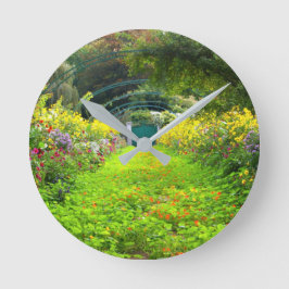 Monets Grande Allee, Monets trädgård, söt Rund Klocka