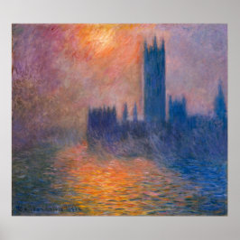 Monets hus, Sunset Poster