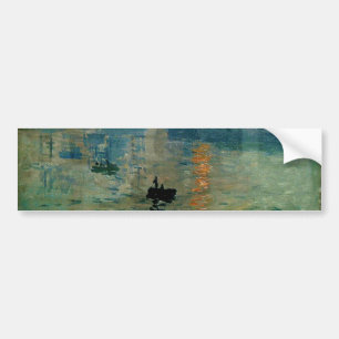Monets intrycksoluppgång (levant soleil) - 1872 bildekal