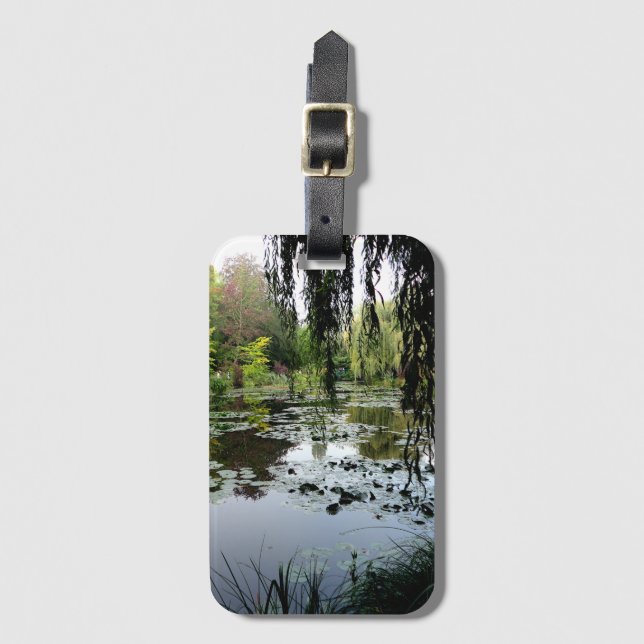 Monets Lily Pond, Giverny, Frankrike Bagagebricka (Framsida vertikal)