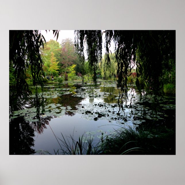 Monets Lily Pond, Giverny, Frankrike Poster (Framsidan)