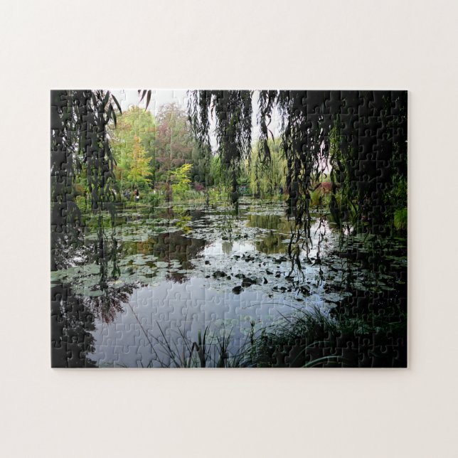 Monets Lily Pond, Giverny, Frankrike Pussel (Horisontell)