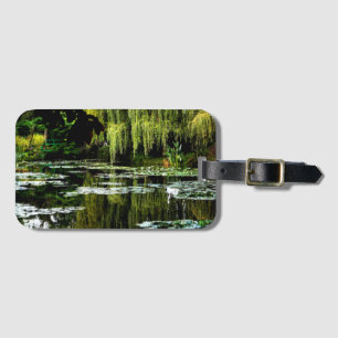 Monets Lily Pond med Willows, Giverny, Frankrike Bagagebricka