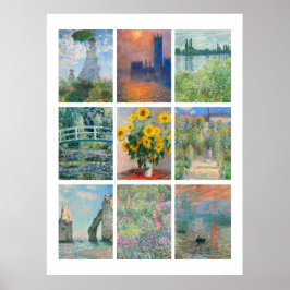 Monets målningar poster