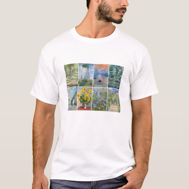Monets målningar t shirt (Framsida)