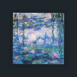 Monets näckrosor bricka<br><div class="desc">Monets näckrosor.  
Behaga besök mitt lager för mer intressant design och mer prima => zazzle.com/iwheels* för färg</div>