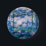 Monets näckrosor knapp<br><div class="desc">Monets näckrosor.
Behaga besök mitt lager för mer intressant design och mer prima => zazzle.com/iwheels* för färg</div>