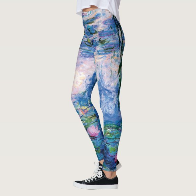 Monets näckrosor leggings (Vänster)