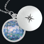 Monets näckrosor sterling silver halsband<br><div class="desc">Monets näckrosor. 
Behaga besök mitt lager för mer intressant design och mer prima => zazzle.com/iwheels* för färg</div>