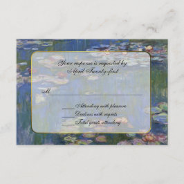 Monets OSA Response Card Vatten Lilies