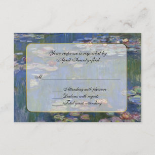 Monets OSA Response Card Vatten Lilies Kort