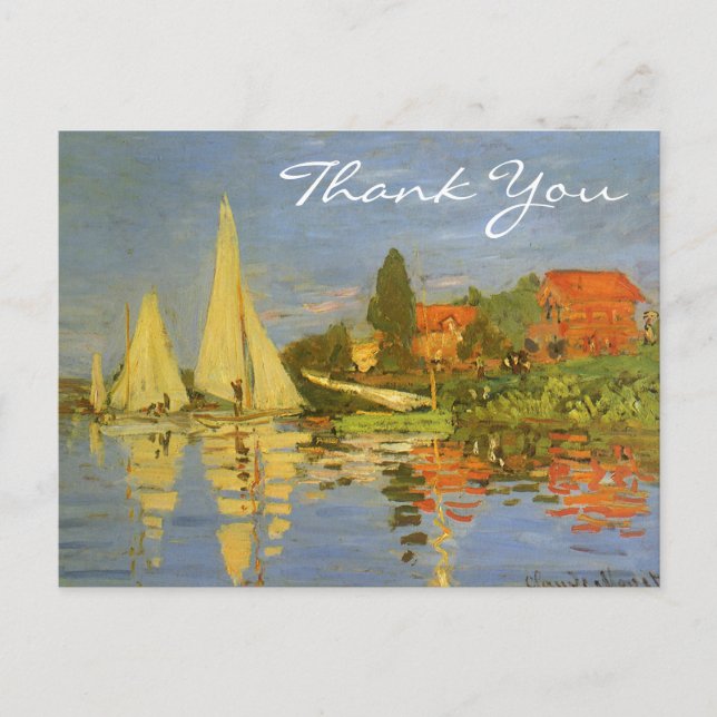 Monets Regatta i Argentina Vykort (Framsida)