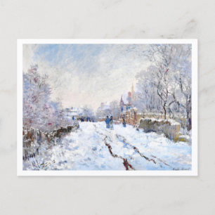 Monets Snö i det argentinska landskapet Vykort