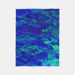 Monets trädgård fleecefilt