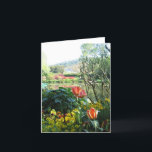 Monets trädgårdar och hem- kort<br><div class="desc">Monets trädgård och hans hus är i bakgrunden.  Det var något liknande per drömmen som där är.  Du kan se,  därför Monet inspirerades så av Giverny,  frankriken.</div>