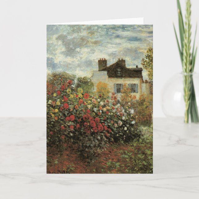 Monets trädgårdsmästare i Argentina av Claude Mone Kort (Framsida)