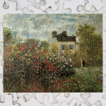 Monets trädgårdsmästare i Argentina av Claude Mone Pussel<br><div class="desc">Konstnärets Garden i Argentina (A Corner of the Garden with Dahlias) (1873) av Claude Monet är en vintage intsionistisk bra art blommigt naturmålning. Ett lantbruk i land ligger i bakgrunden. Ett par i kärlek går förbi en romantisk årsträdgård i vår med blommande ro och andra blommor. Om konstnären: Claude Monet...</div>