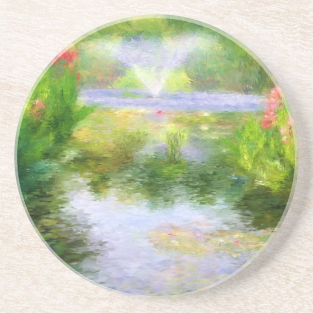 Monets underlägg för vattenträdgård (Framsidan)