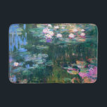 Monets Vatten Lilies Badrumsmatta<br><div class="desc">Monets Vatten Lilies.Besök min butik om du vill ha mer intressant design och mer färg alternativ => zazzle.com/iwheels*</div>