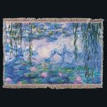 Monets Vatten Lilies Filt<br><div class="desc">Besök min butik om du vill ha mer intressant design och fler valmöjligheter för färg => zazzle.com/iwheels*</div>