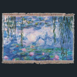 Monets Vatten Lilies Filt<br><div class="desc">Besök min butik om du vill ha mer intressant design och fler valmöjligheter för färg => zazzle.com/iwheels*</div>