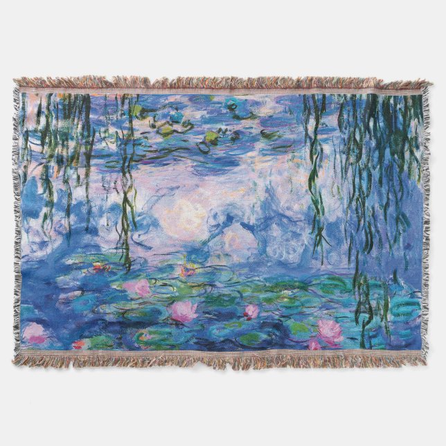 Monets Vatten Lilies Filt (Framsidan)