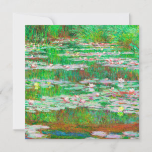 Monets Vatten Lilies Inbjudningar
