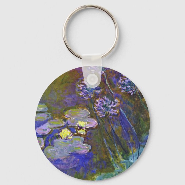 Monets Vatten Lilies Nyckelring (Framsida)