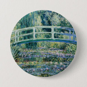 Monets Vatten Lilies och japanska bron Knapp