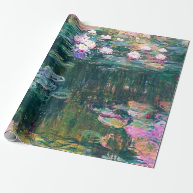 Monets Vatten Lilies  Presentpapper (Utrullad)
