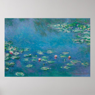 Monets Vatten Lillies Vintage affisch