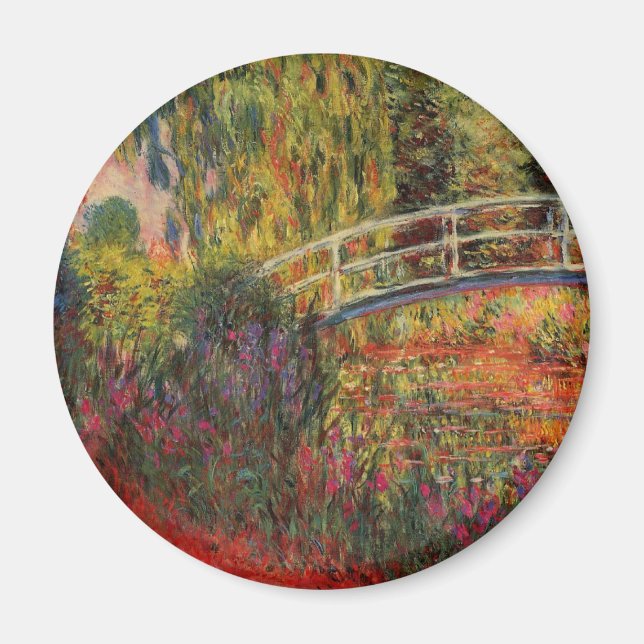 Monets Vatten Lily Pond Magnet (Framsidan)